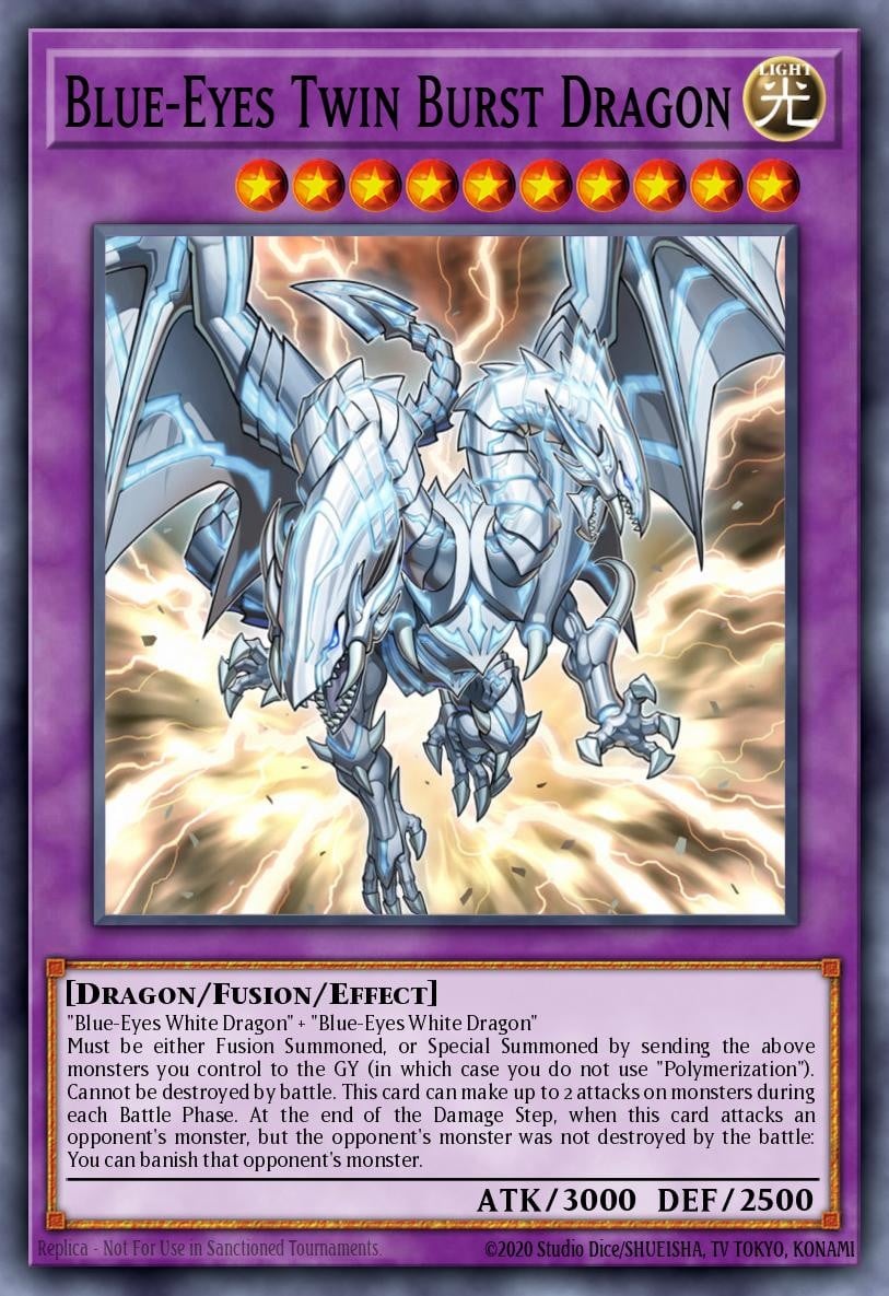 Blue-Eyes Twin Burst Dragon - Image 1