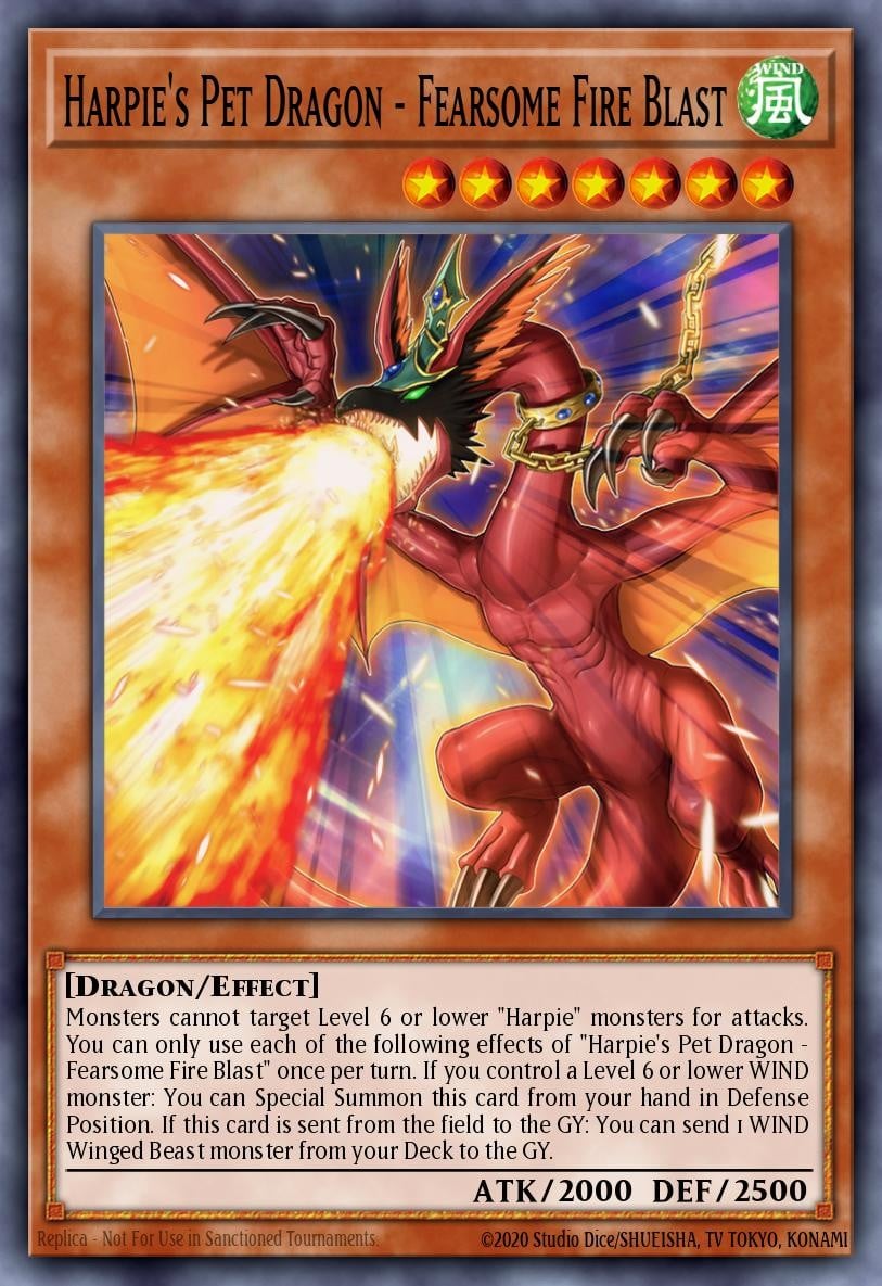 Harpie's Pet Dragon - Fearsome Fire Blast - Image 1
