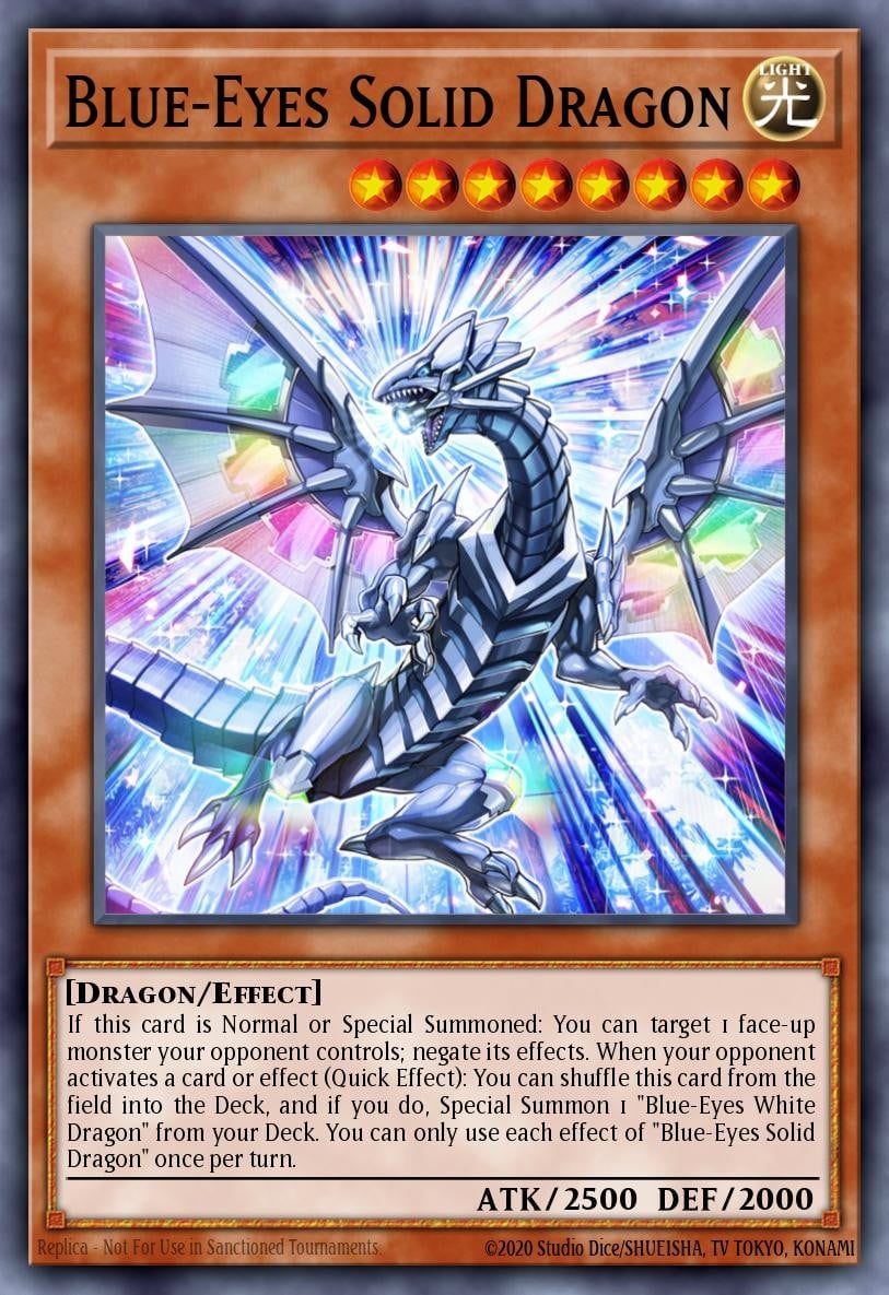 Blue-Eyes Solid Dragon - Image 1