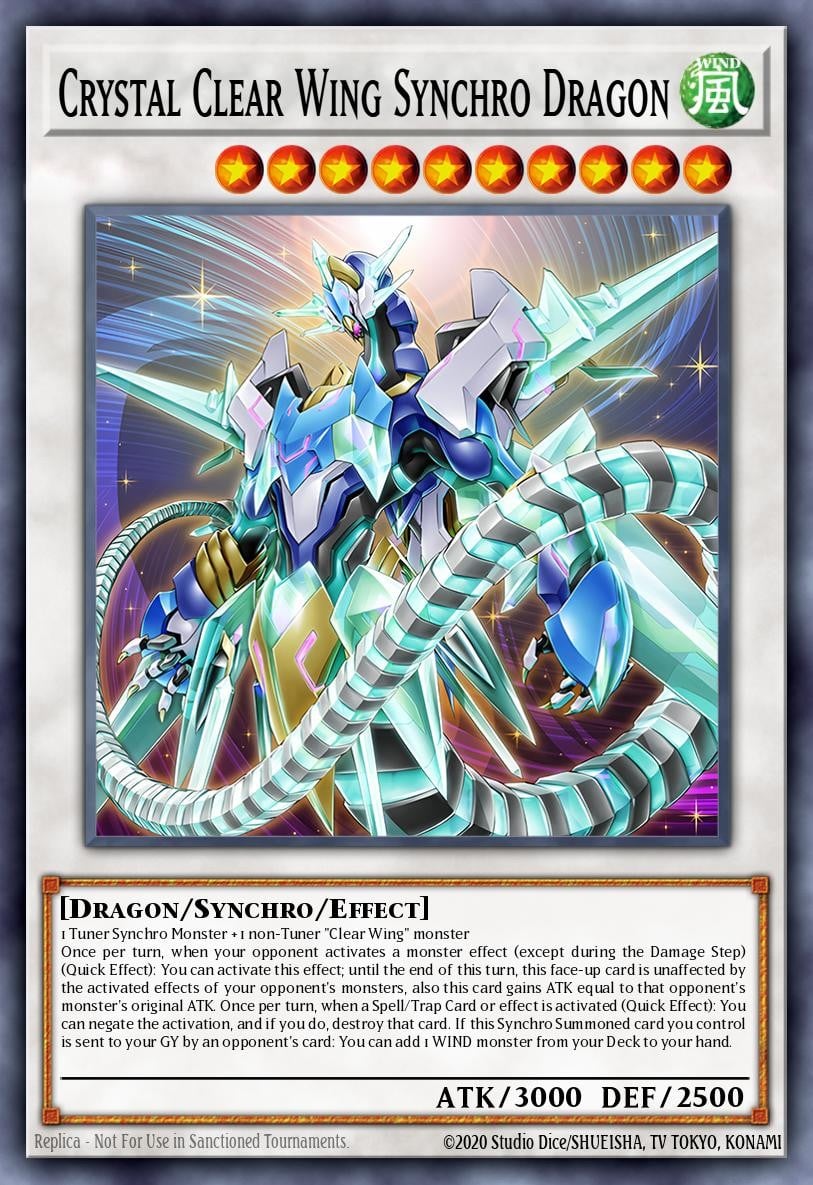 Crystal Clear Wing Synchro Dragon - Image 1