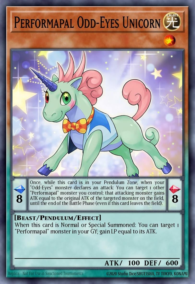 Performapal Odd-Eyes Unicorn - Image 1