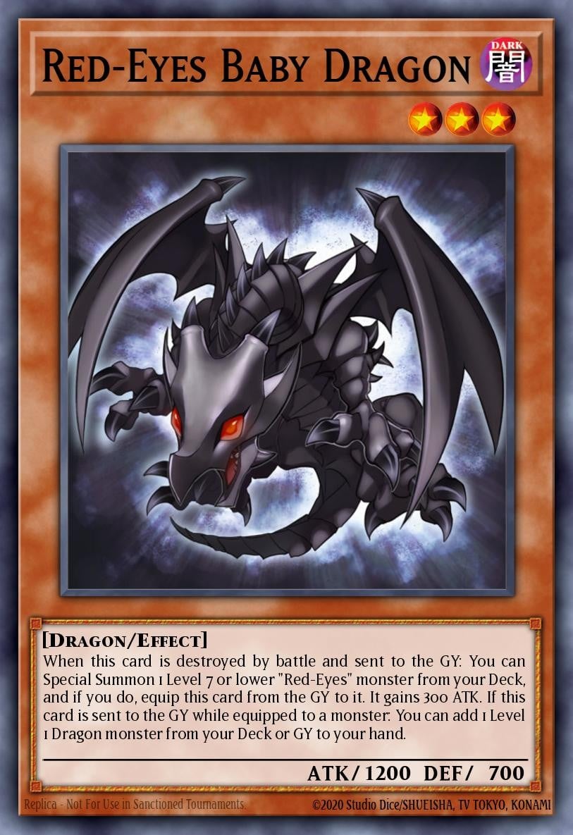 Red-Eyes Baby Dragon - Image 1