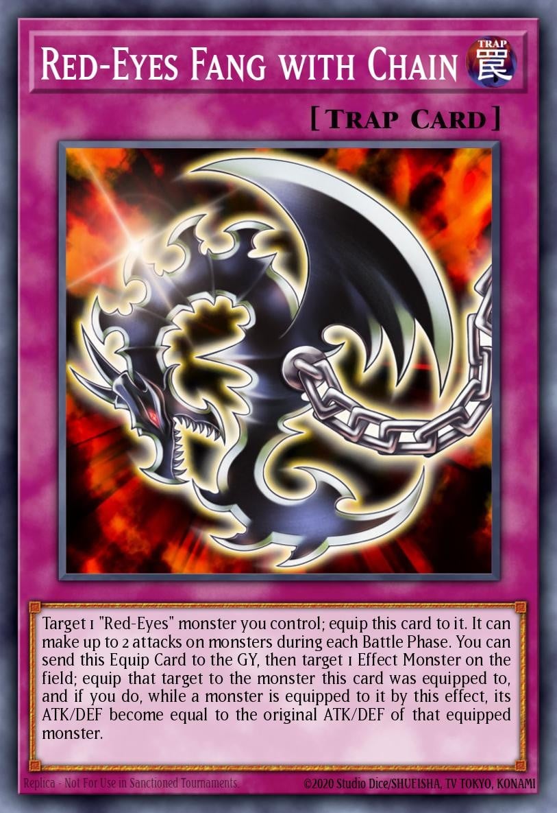 Red-Eyes Fang with Chain - Image 1