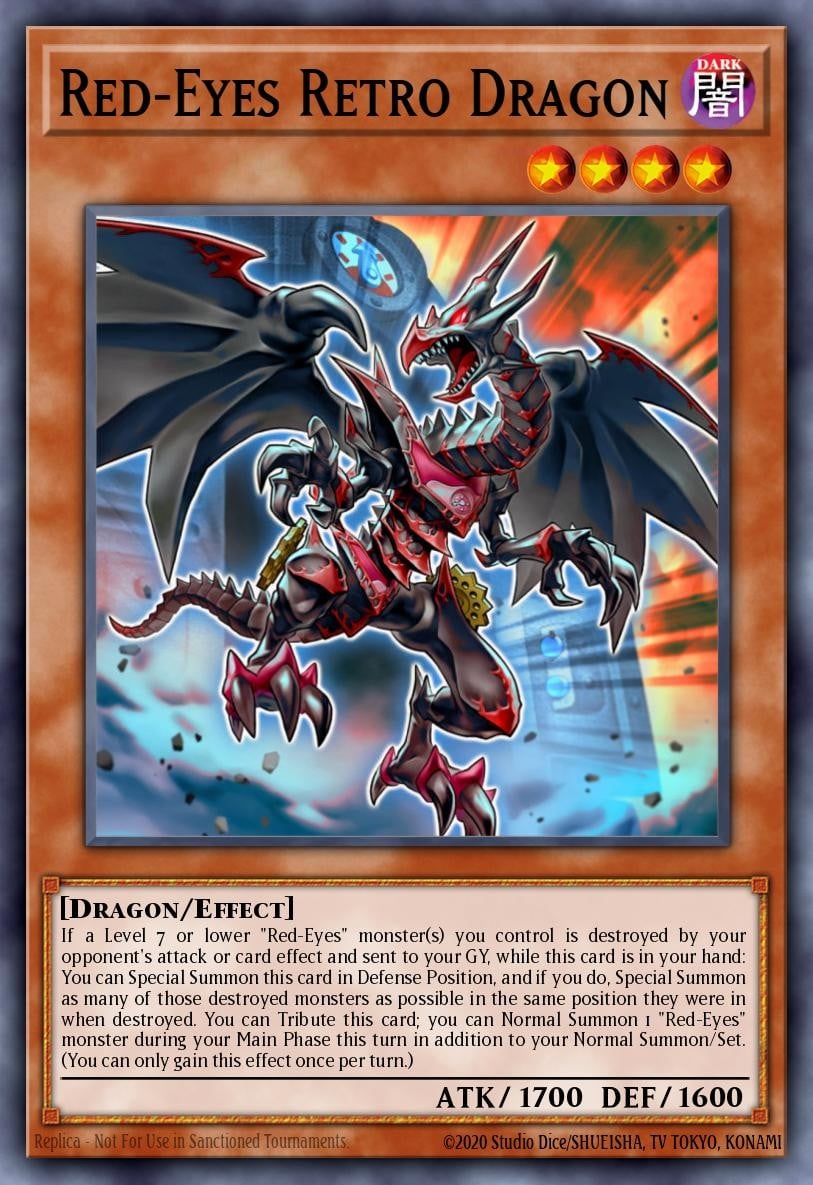 Red-Eyes Retro Dragon - Image 1