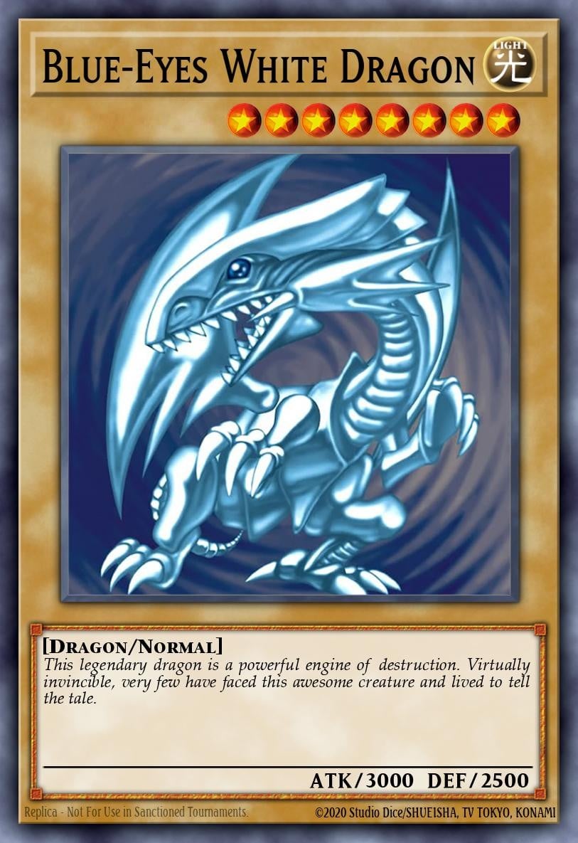 2023 Yu-Gi-Oh! Legend of Blue Eyes White Dragon (25th Anniversary Edition) Blue-Eyes White Dragon #LOB-EN001 Yu-Gi-Oh! card front