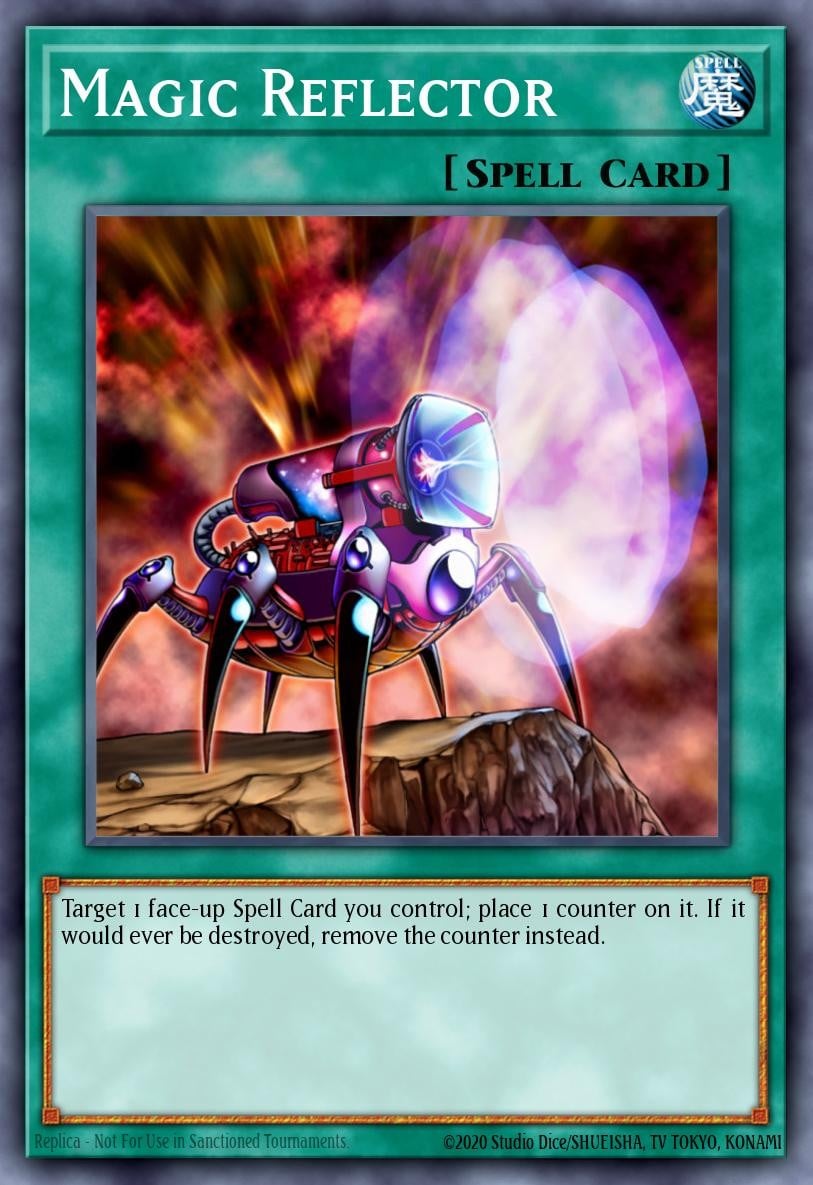 2003 Yu-Gi-Oh! Legacy of Darkness Magic Reflector #LOD-087 Yu-Gi-Oh! card front