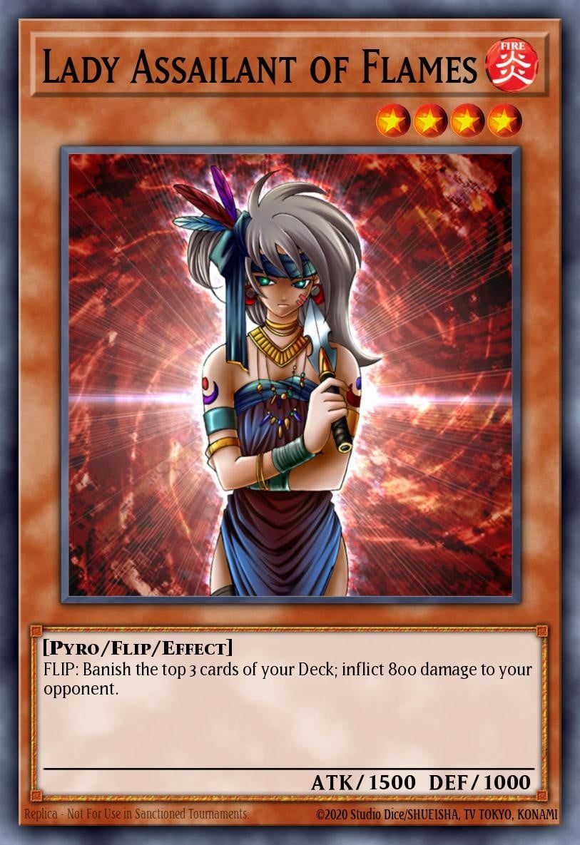 Lady Assailant of Flames - Image 1