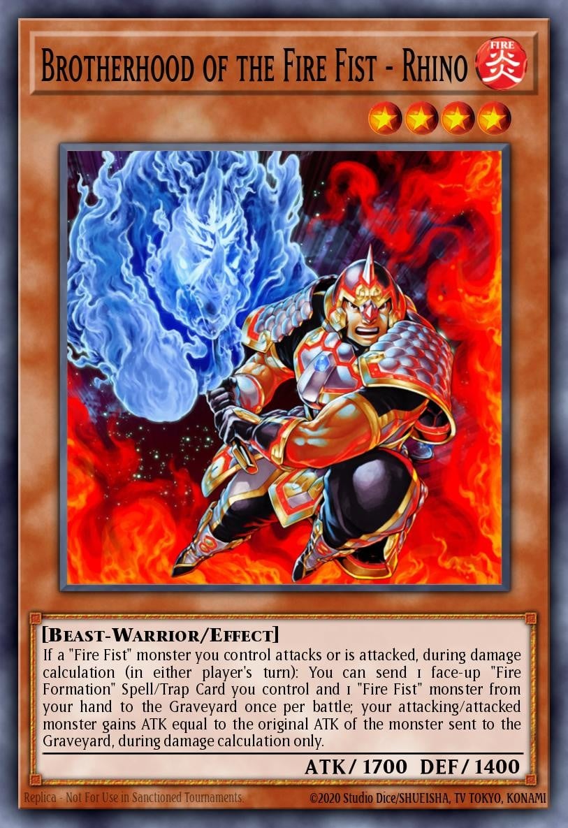 Brotherhood of the Fire Fist - Rhino - Image 1
