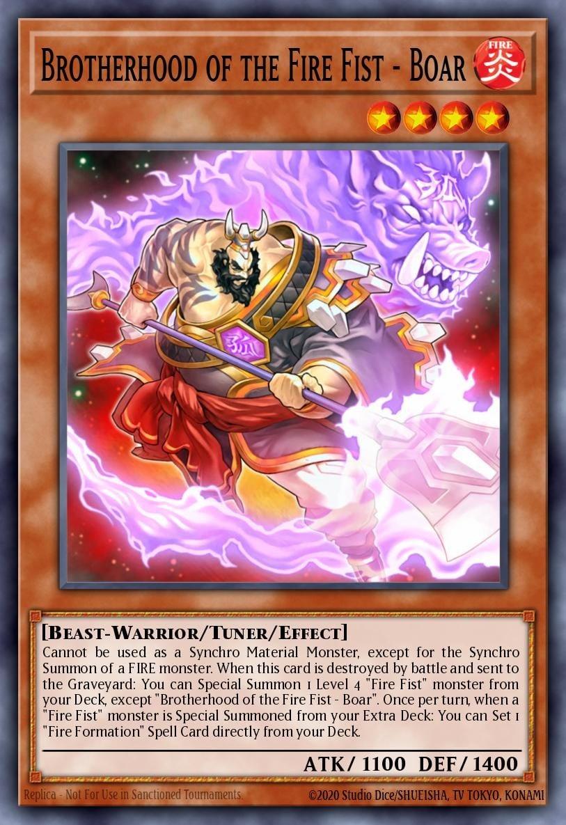 Brotherhood of the Fire Fist - Boar - Image 1