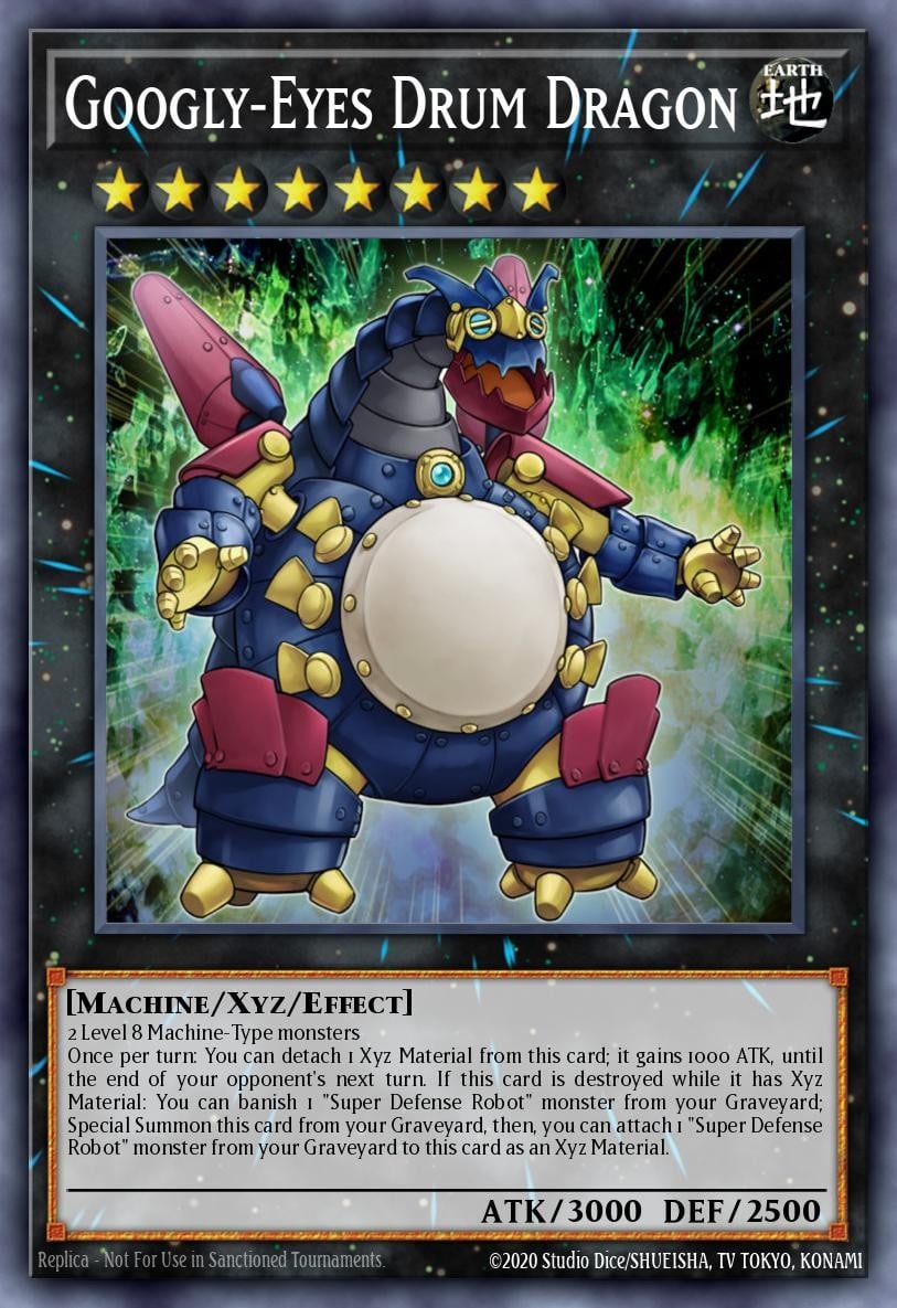 Googly-Eyes Drum Dragon - Image 1