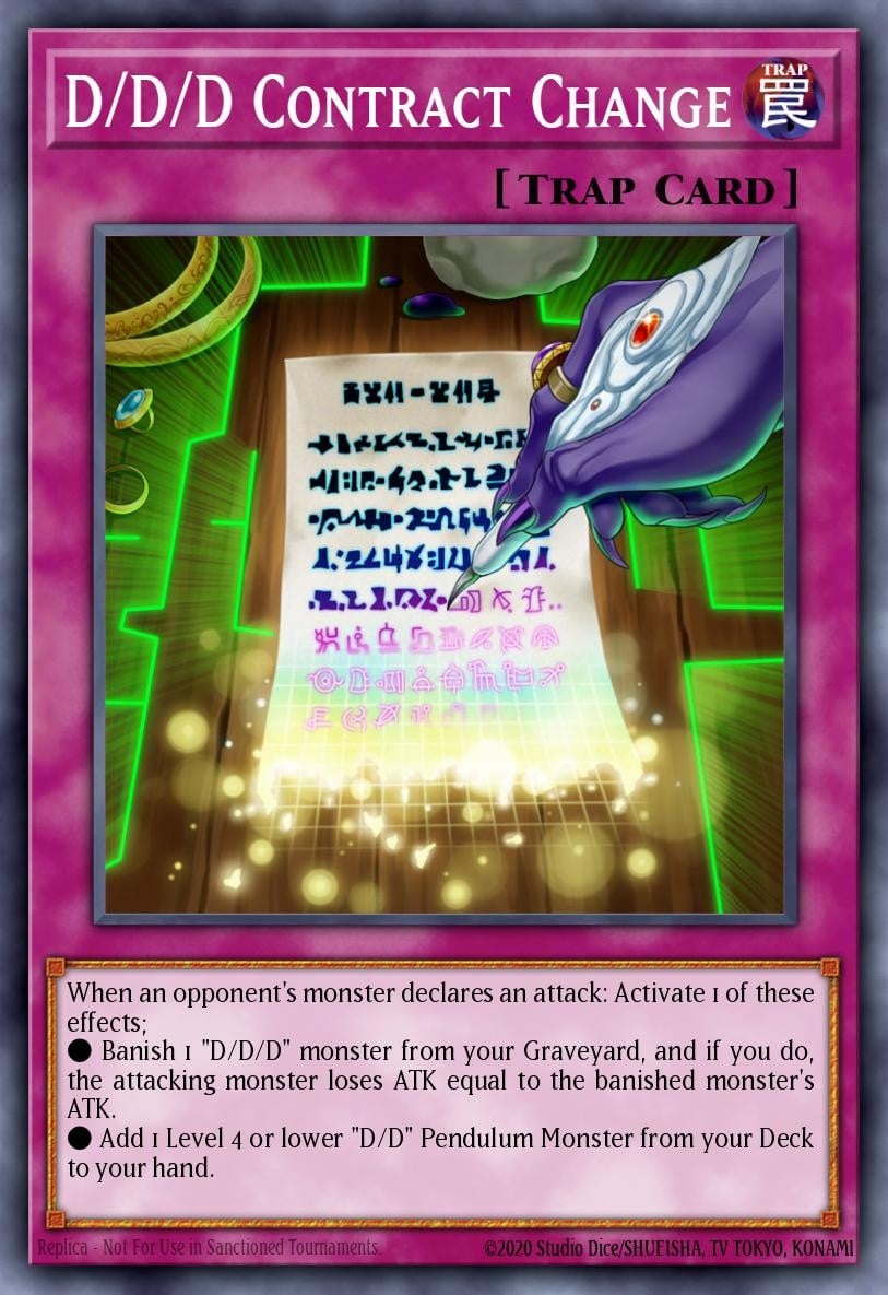 D/D/D Contract Change - Image 1