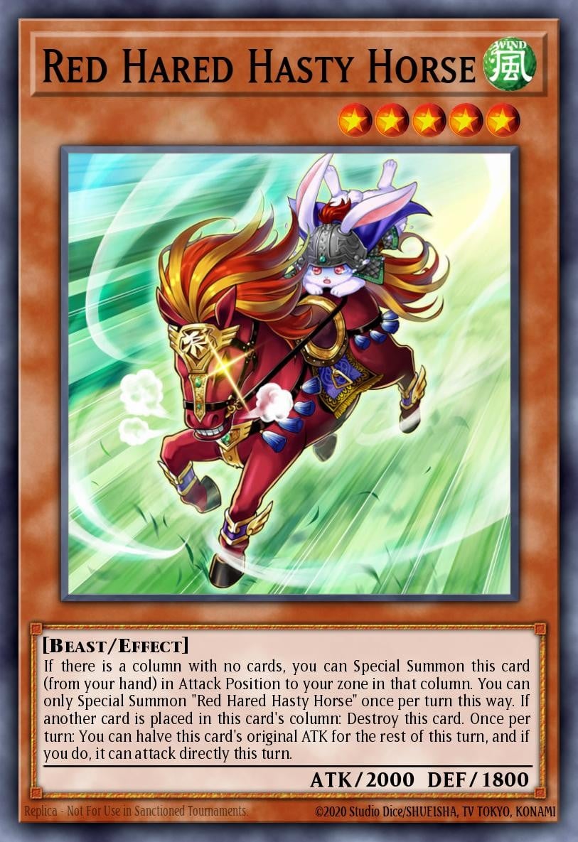 Red Hared Hasty Horse - Image 1