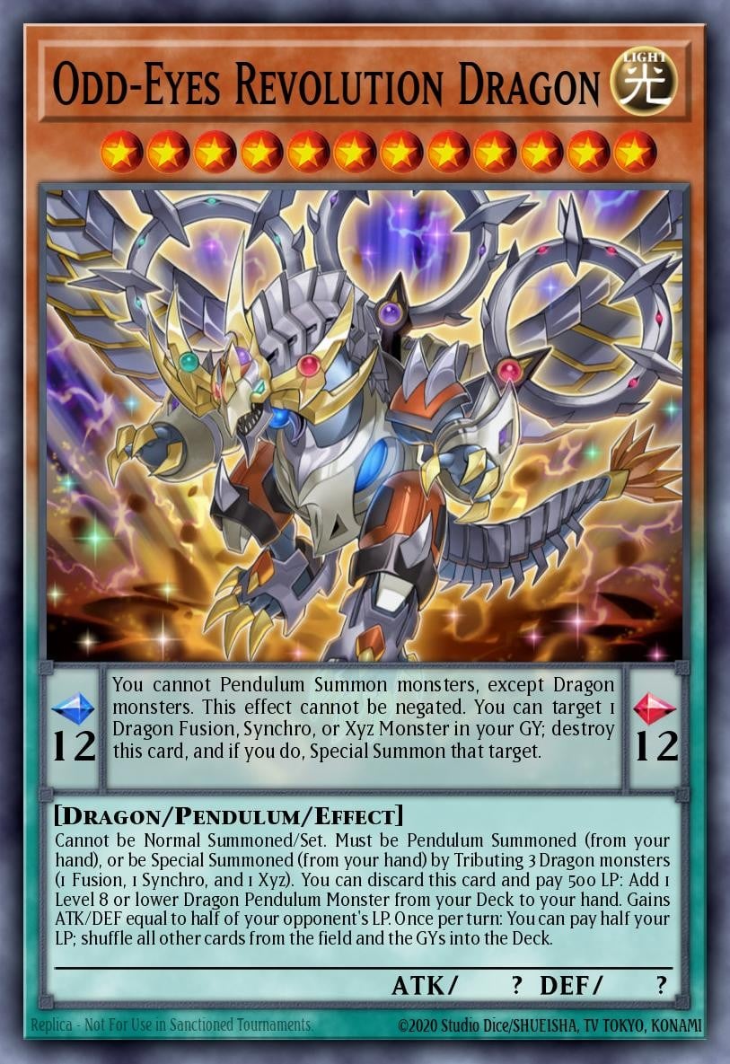 Odd-Eyes Revolution Dragon - Image 1