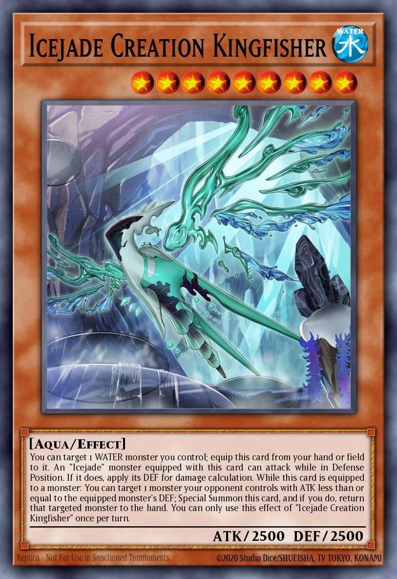 Icejade Creation Kingfisher - Image 1