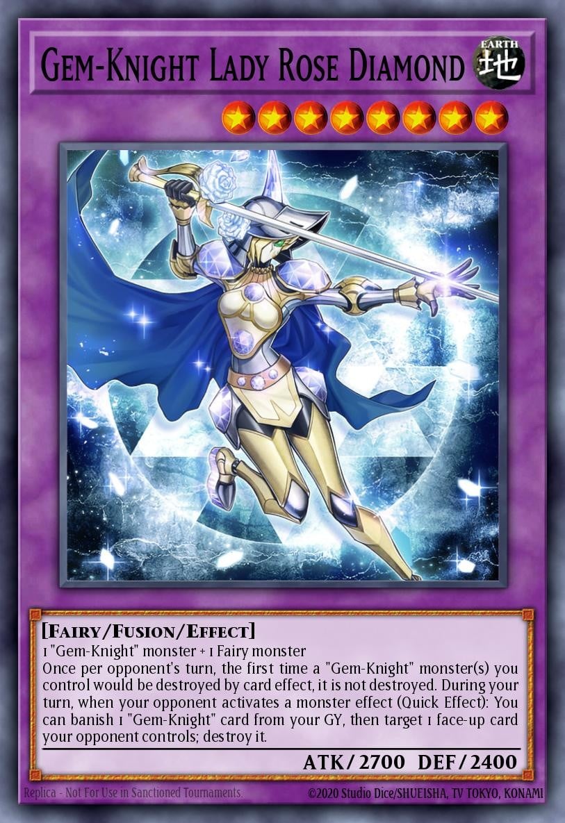Gem-Knight Lady Rose Diamond - Image 1