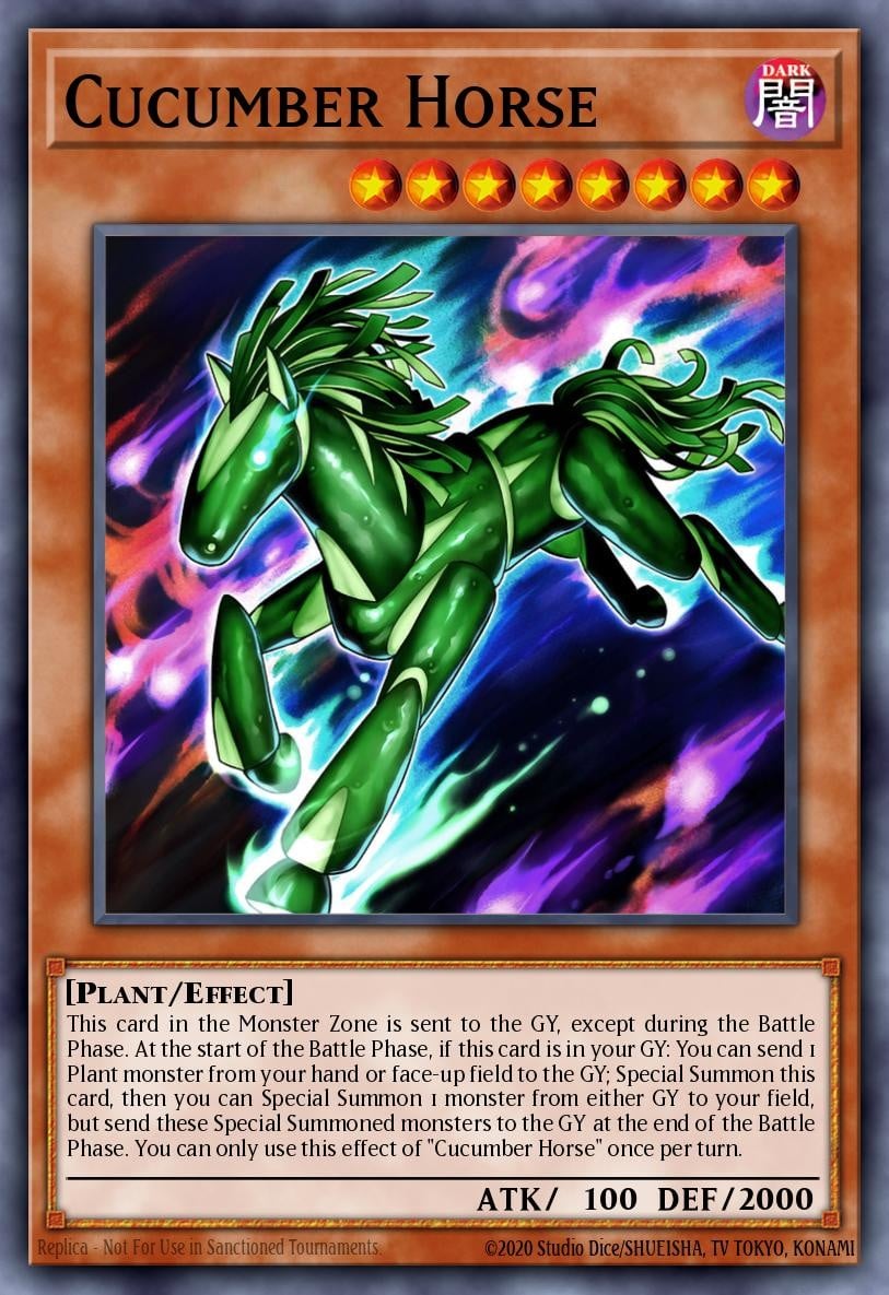 Cucumber Horse - Image 1