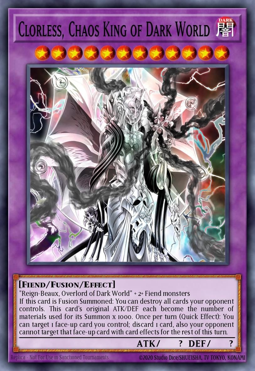 Clorless, Chaos King of Dark World - Image 1