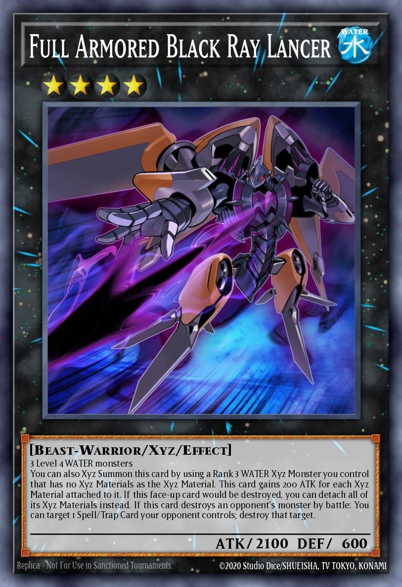 Full Armored Black Ray Lancer - Image 1
