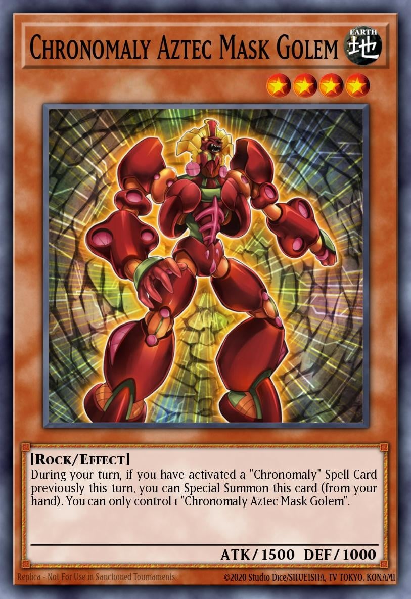 Chronomaly Aztec Mask Golem - Image 1