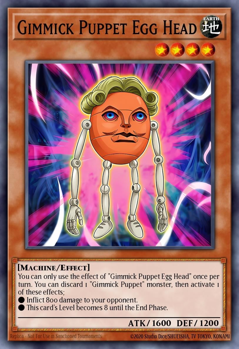 Gimmick Puppet Egg Head - Image 1