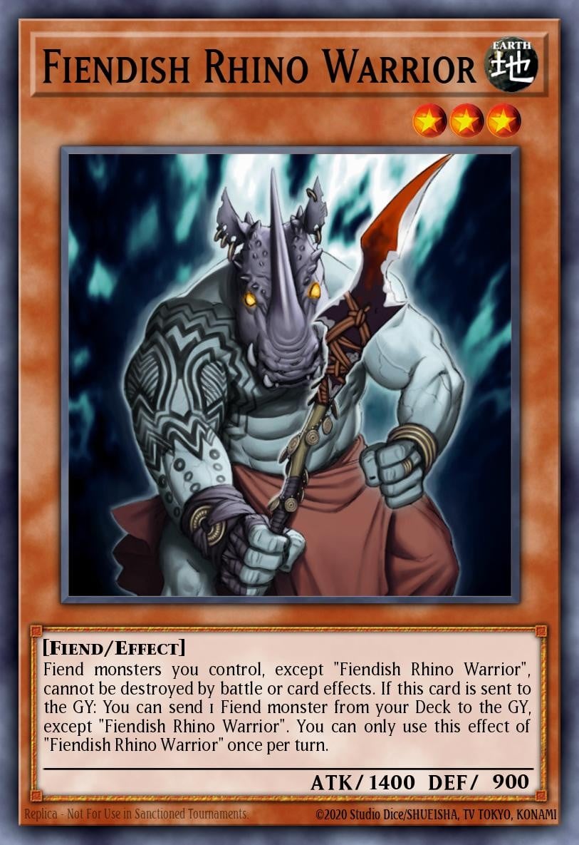 Fiendish Rhino Warrior - Image 1