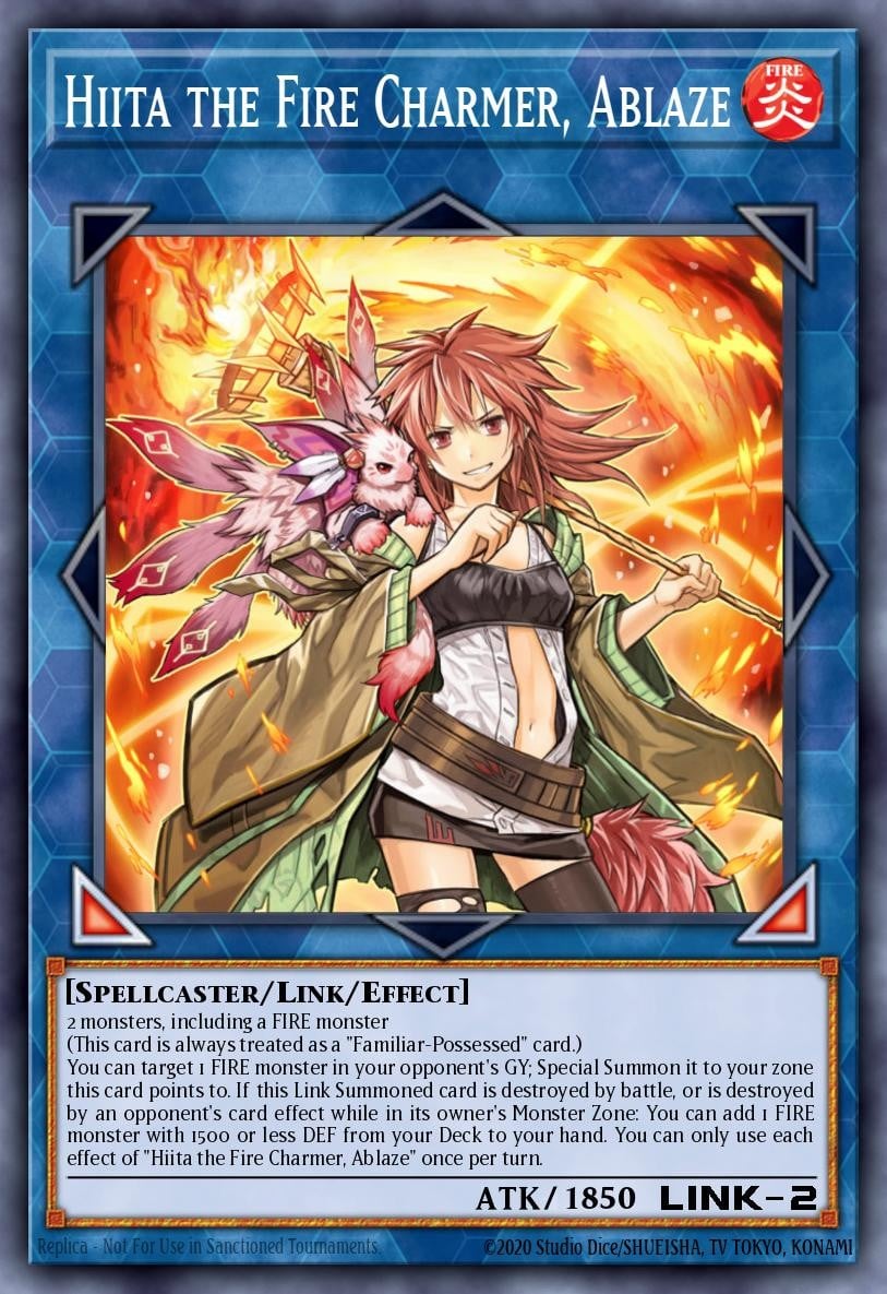 Hiita the Fire Charmer, Ablaze - Image 1