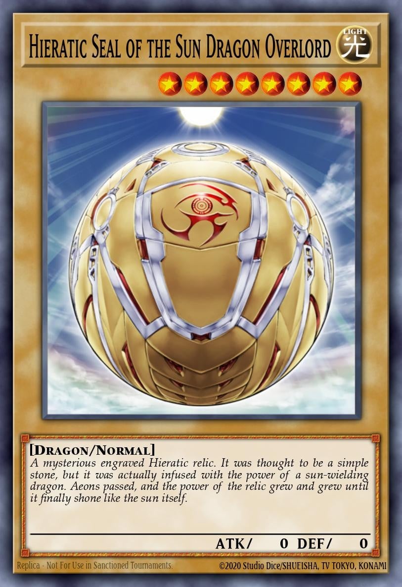 Hieratic Seal of the Sun Dragon Overlord - Image 1