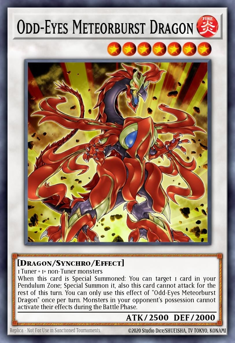 Odd-Eyes Meteorburst Dragon - Image 1