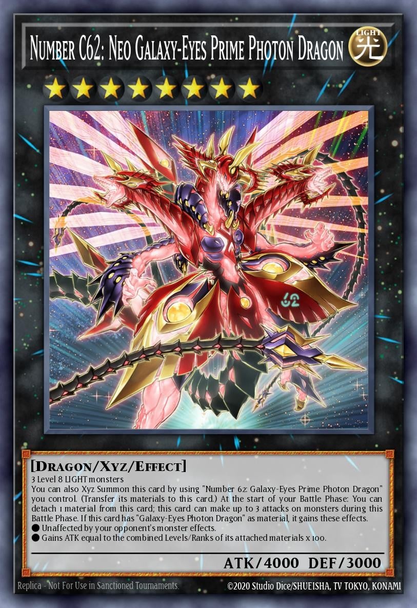 Number C62: Neo Galaxy-Eyes Prime Photon Dragon - Image 1