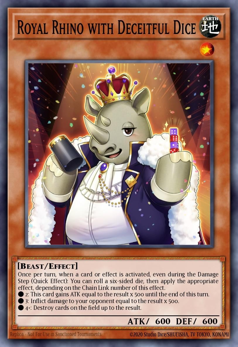 Royal Rhino with Deceitful Dice - Image 1