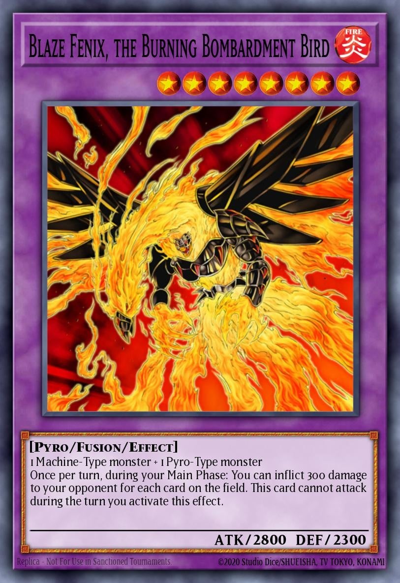 Blaze Fenix, the Burning Bombardment Bird - Image 1