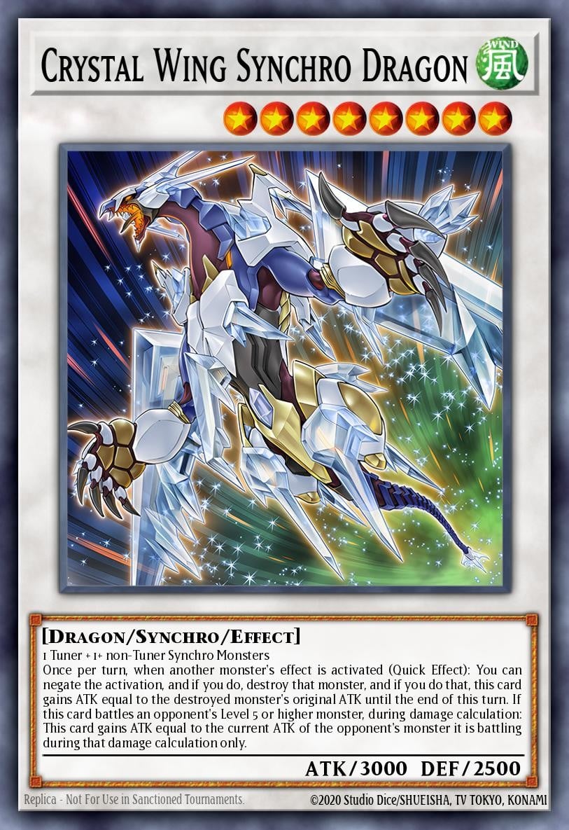 Crystal Wing Synchro Dragon - Image 1