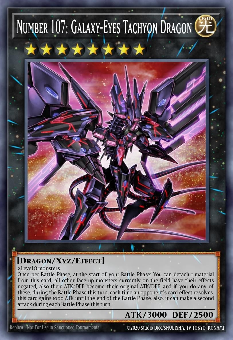 Number 107: Galaxy-Eyes Tachyon Dragon - Image 1
