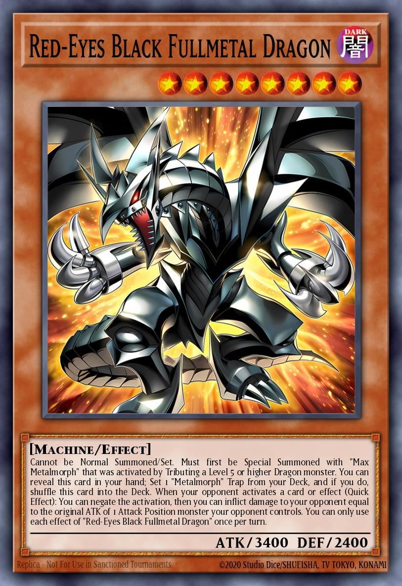 Red-Eyes Black Fullmetal Dragon - Image 1
