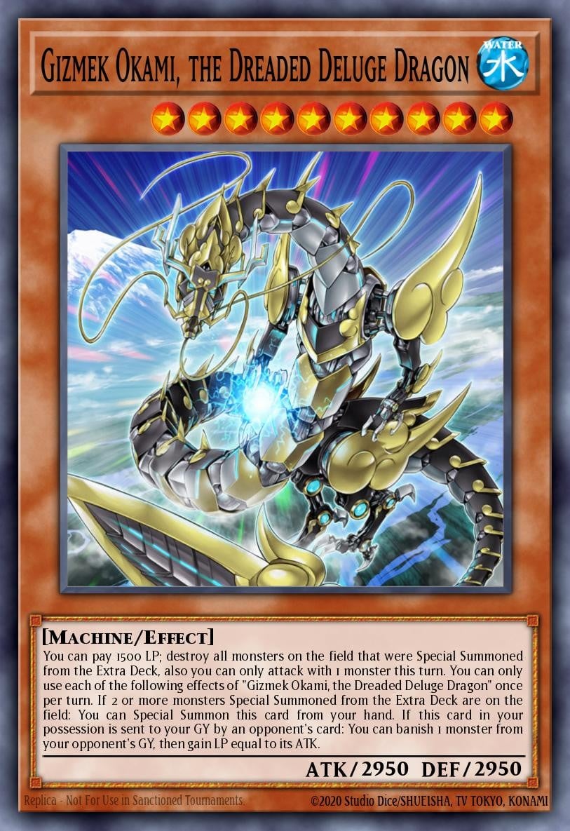 Gizmek Okami, the Dreaded Deluge Dragon - Image 1