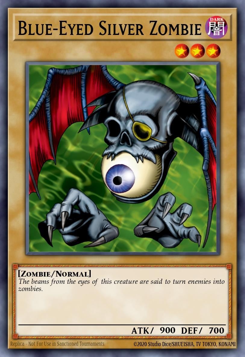 Blue-Eyed Silver Zombie - Image 1