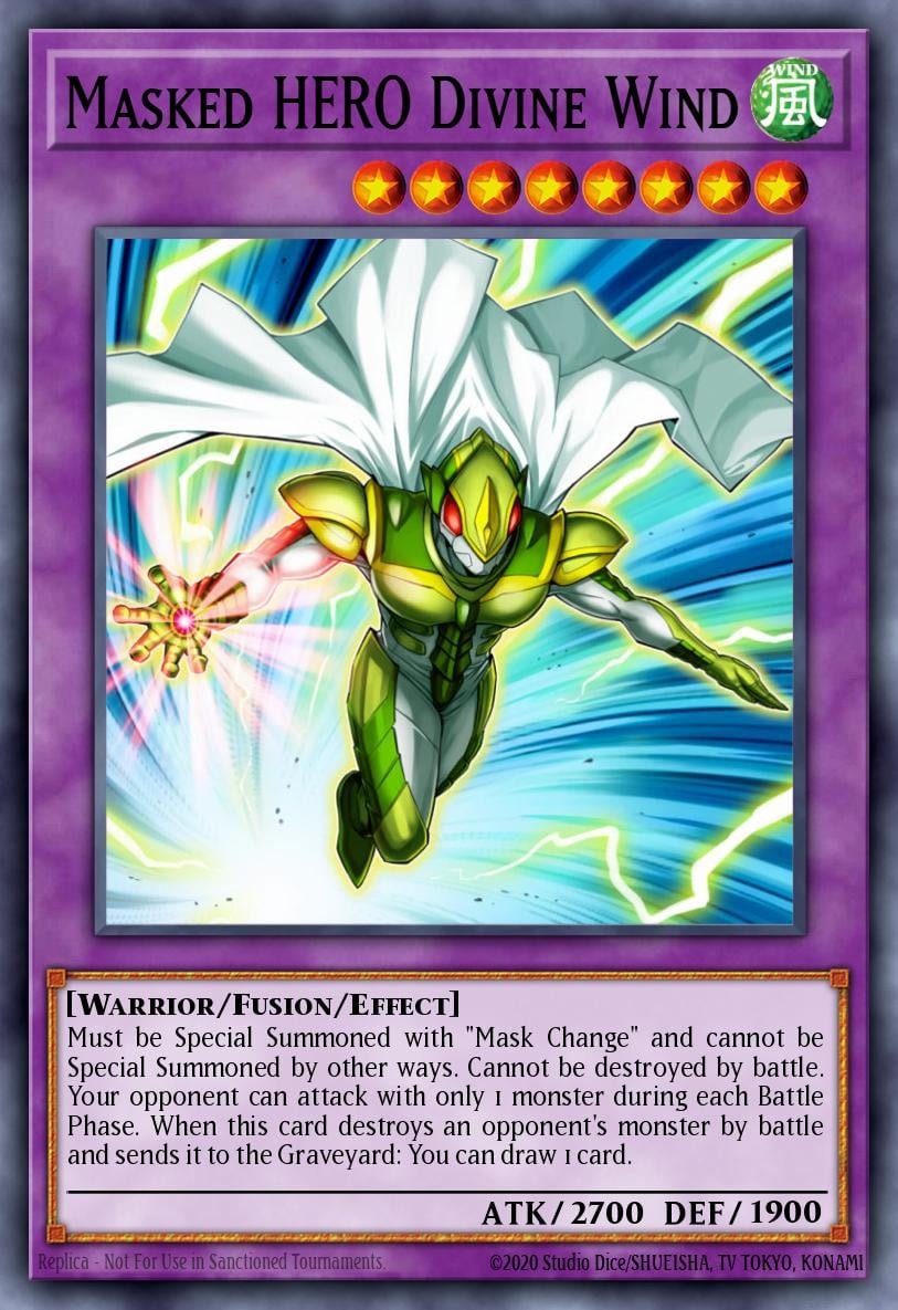 Masked HERO Divine Wind - Image 1