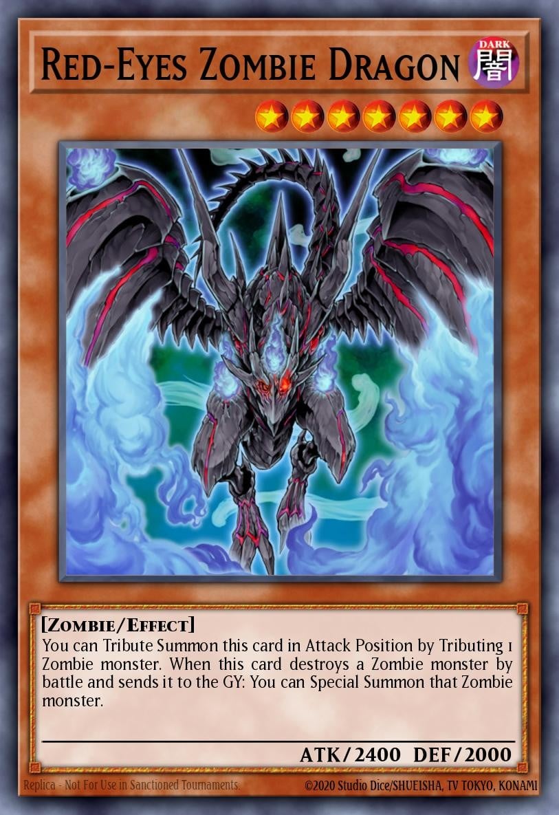 Red-Eyes Zombie Dragon - Image 1