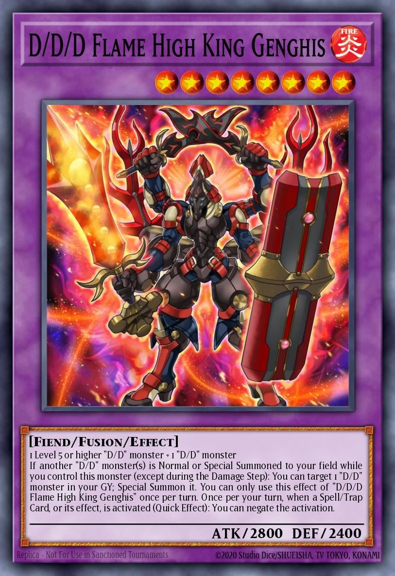 D/D/D Flame High King Genghis - Image 1