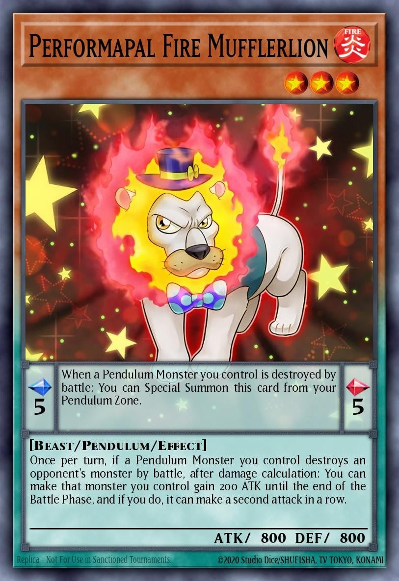 Performapal Fire Mufflerlion - Image 1