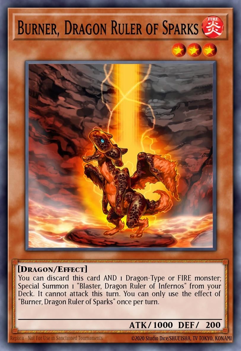 Burner, Dragon Ruler of Sparks - Image 1