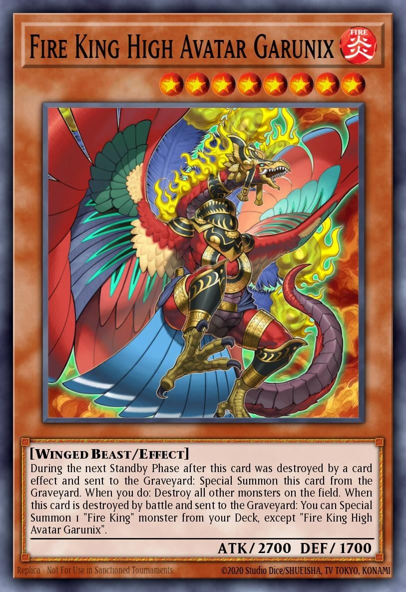Fire King High Avatar Garunix - Image 1