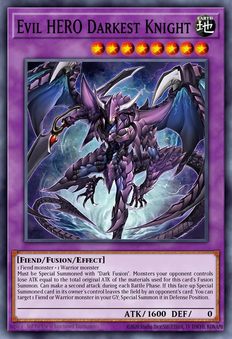 Evil HERO Darkest Knight - Image 1