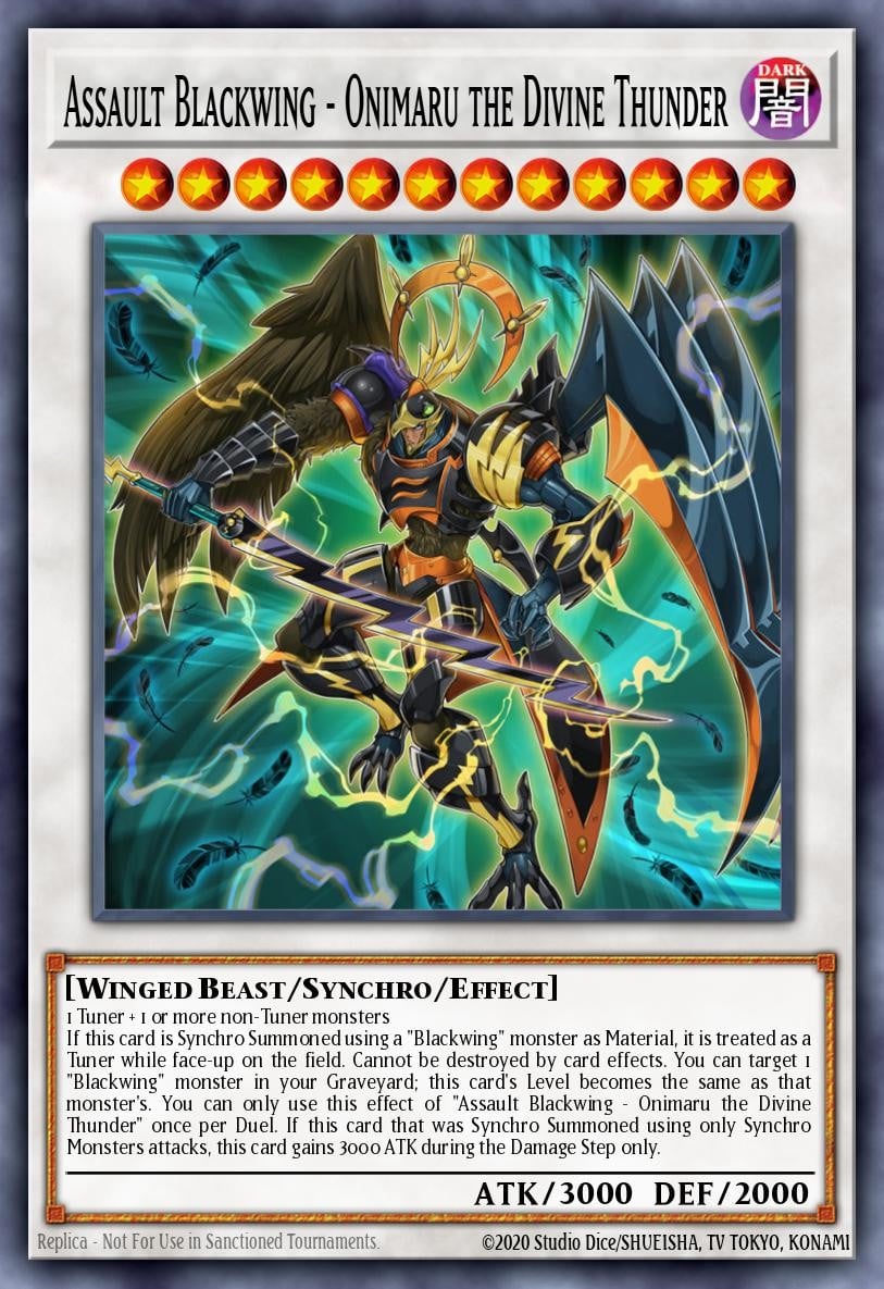 Assault Blackwing - Onimaru the Divine Thunder - Image 1