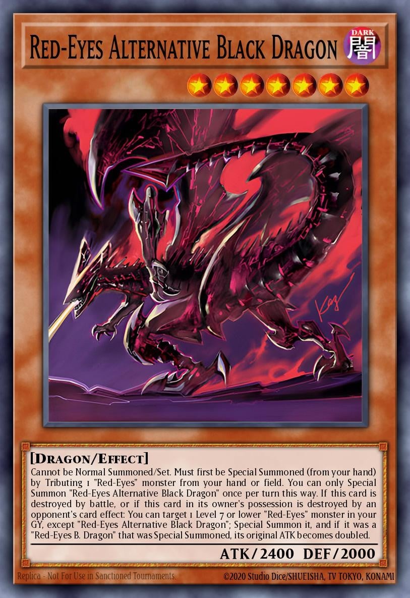 Red-Eyes Alternative Black Dragon - Image 1