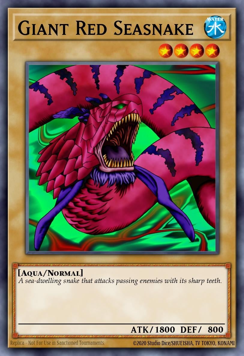 Giant Red Seasnake - Image 1