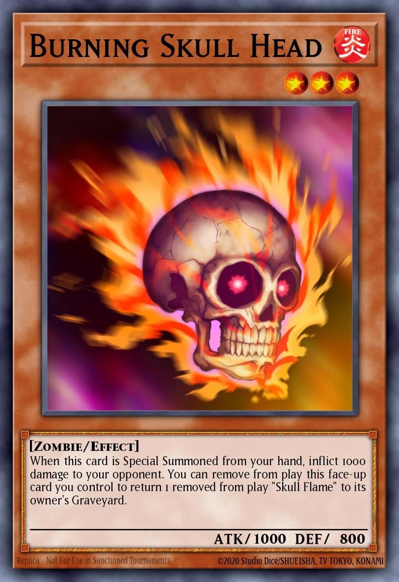 Burning Skull Head - Image 1