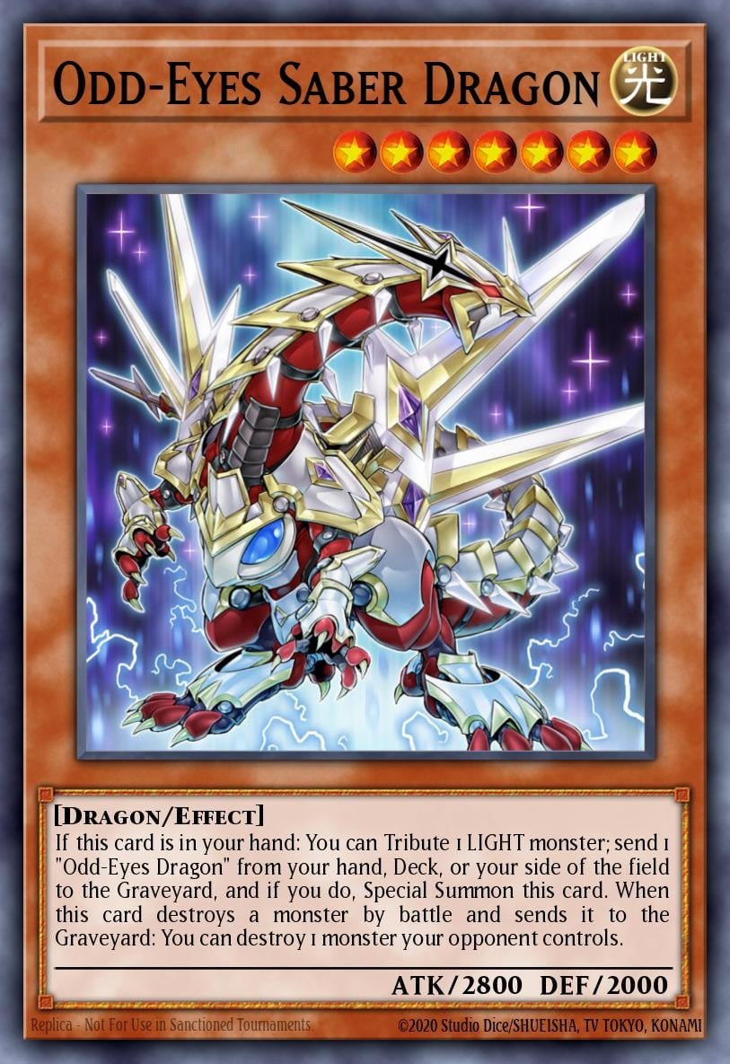 Odd-Eyes Saber Dragon - Image 1
