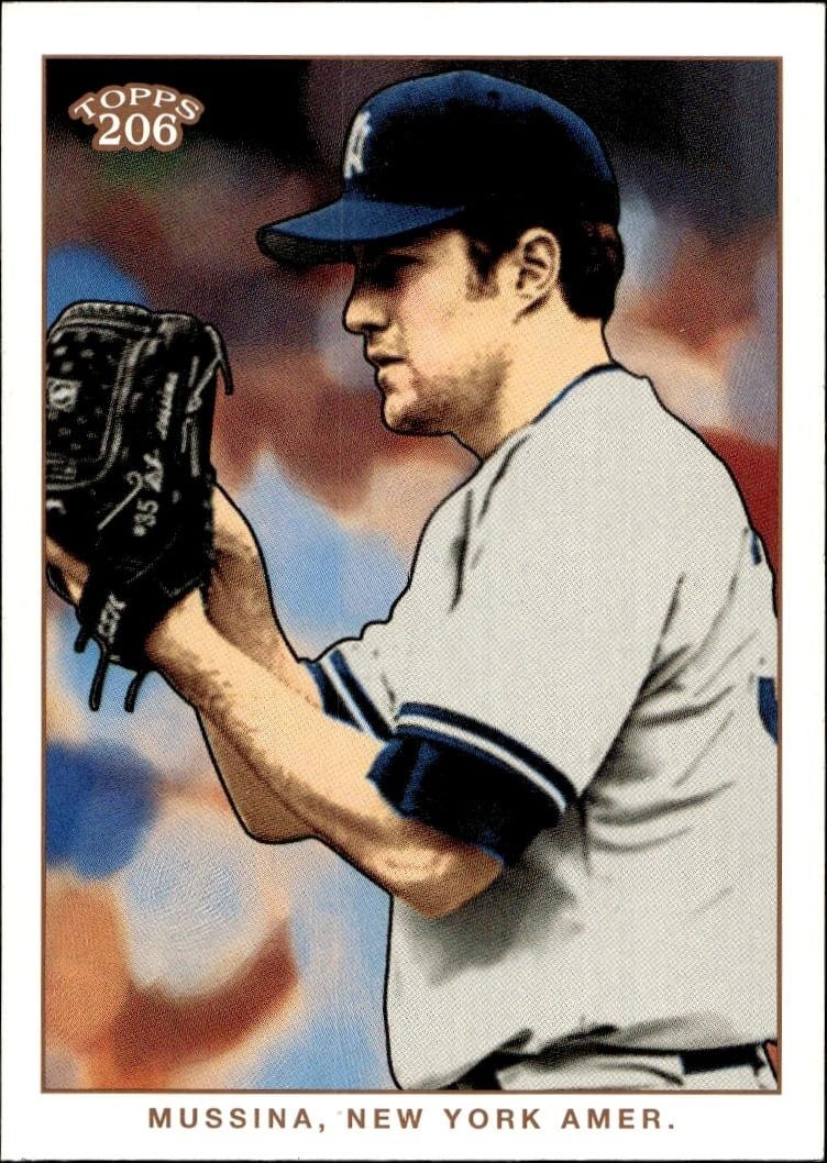 2002 Topps 206 Mike Mussina #67 baseball trading card front