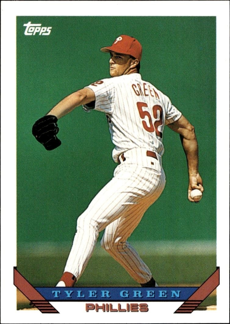 1993 Topps Traded Tyler Green #37T baseball trading card front